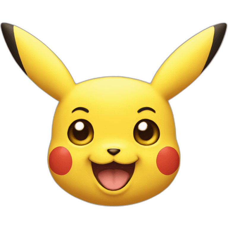 smiling pikachu face emoji