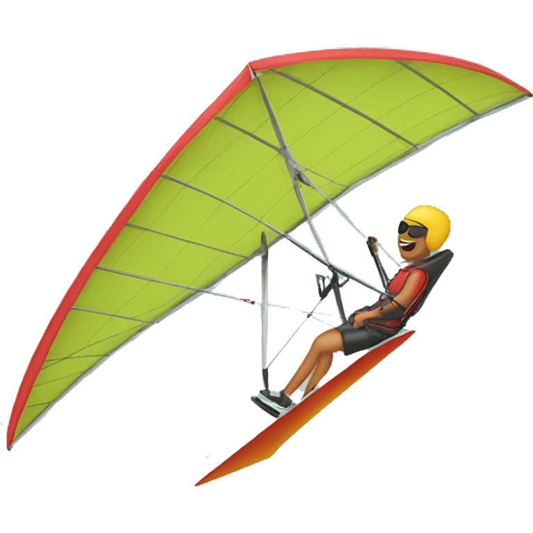 Hang gliding emoji