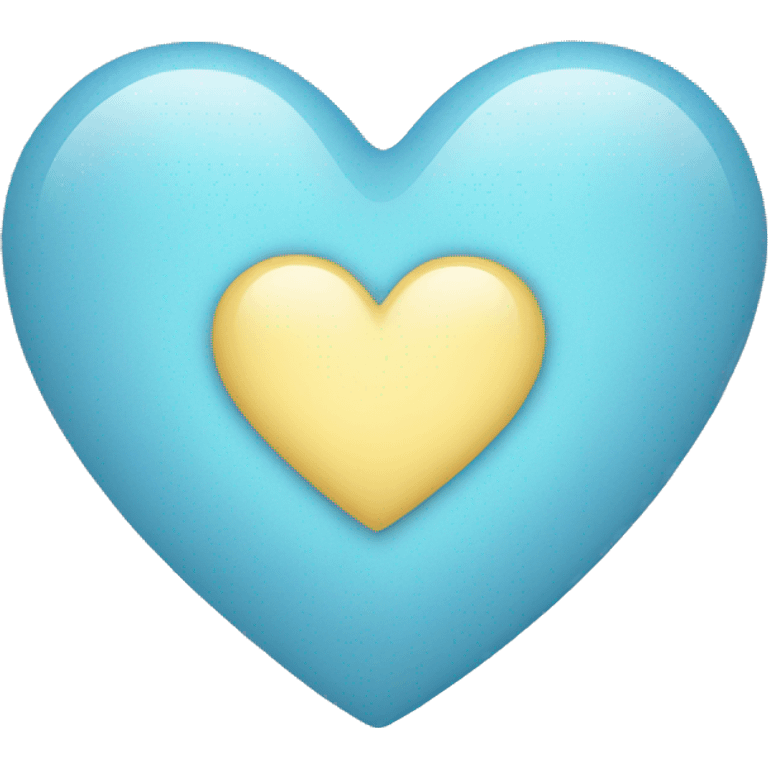 Light blue heart  emoji