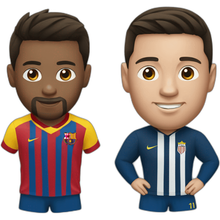 Messi et Ronaldo  emoji