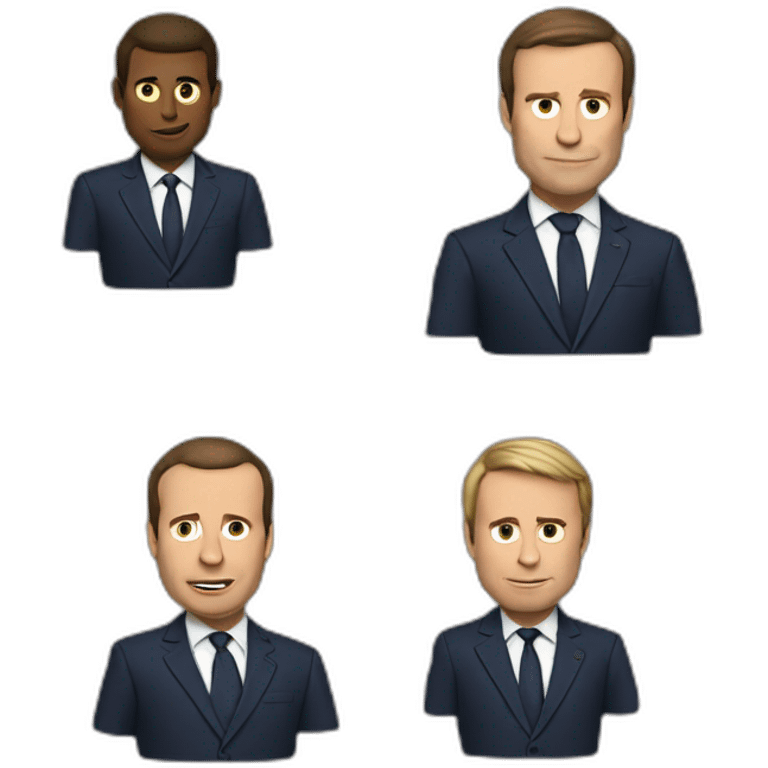 Macron Simpson emoji