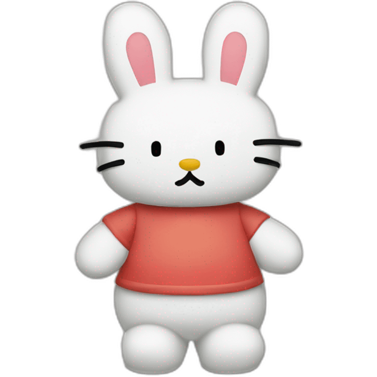 Miffy and Hello kitty emoji