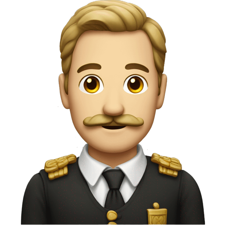 German Man with square mustache emoji