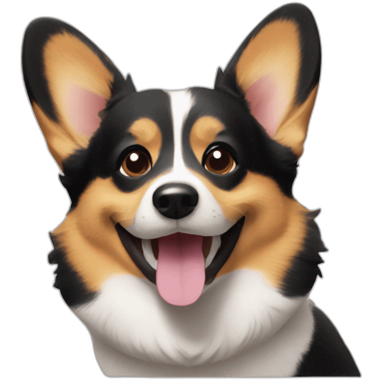 corgi smile emoji