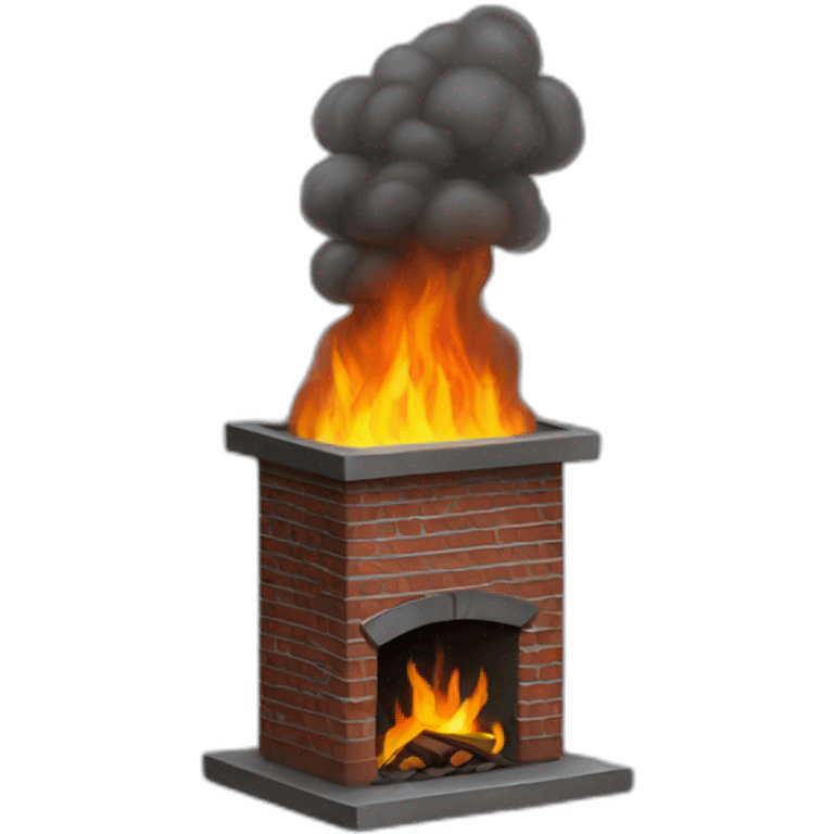 Chimney fire emoji