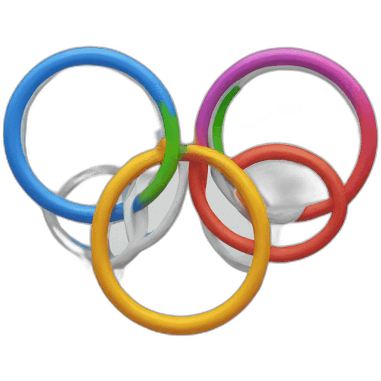 Olympics games rings emoji