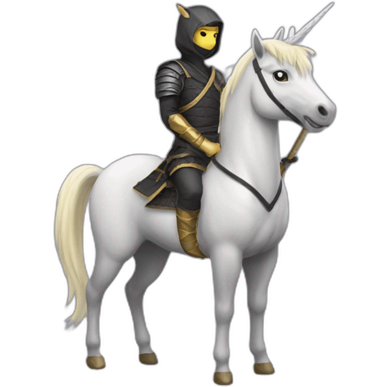 ninja unicorn full body emoji