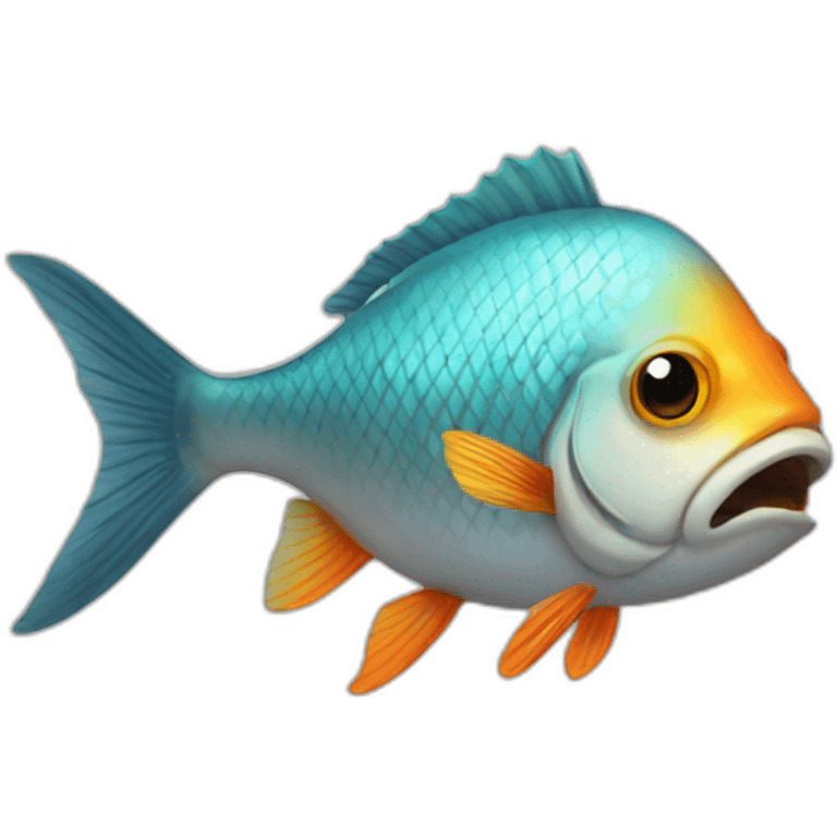 A fish that fights emoji