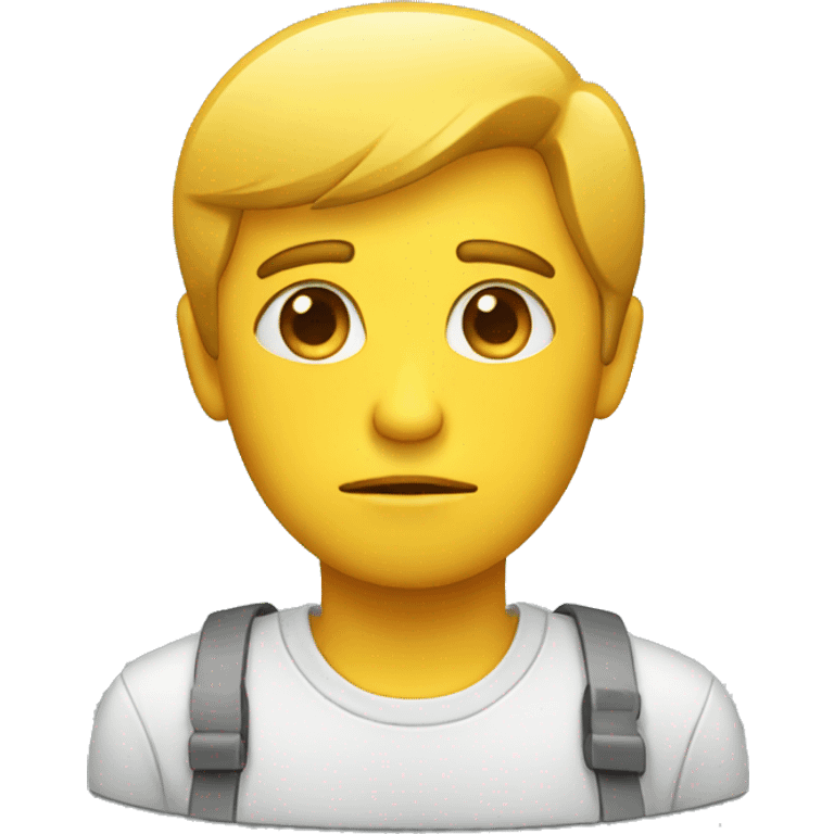 a sad tech worker emoji