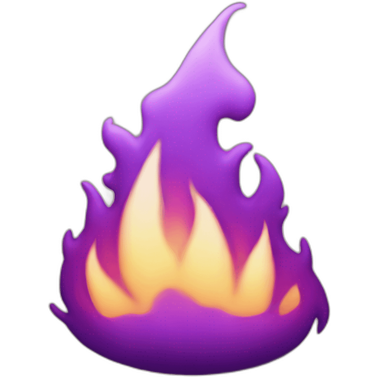 Purple fire emoji