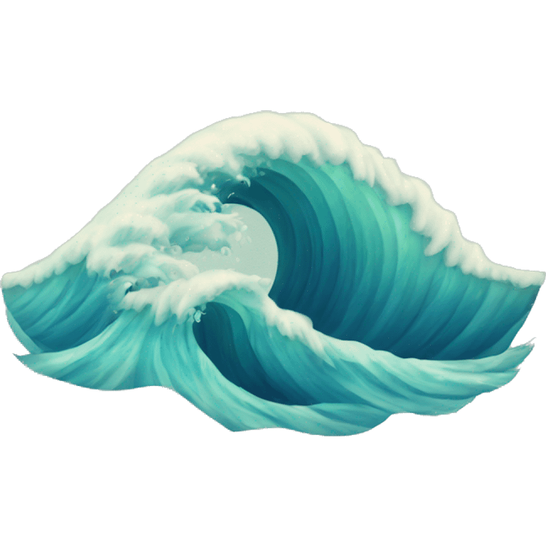 Ocean waves emoji