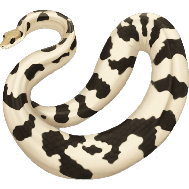 Pied python emoji