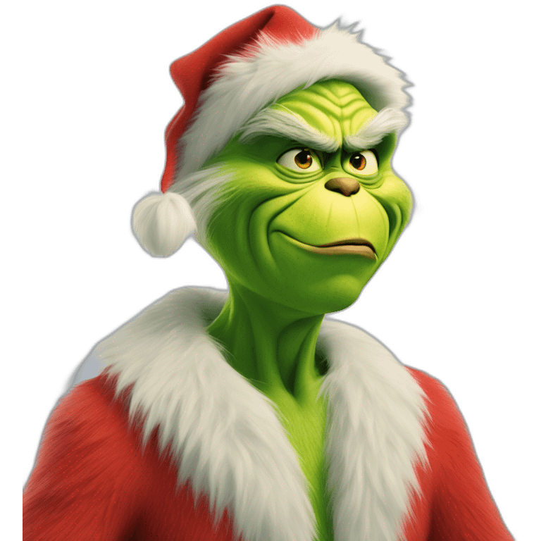 The grinch emoji