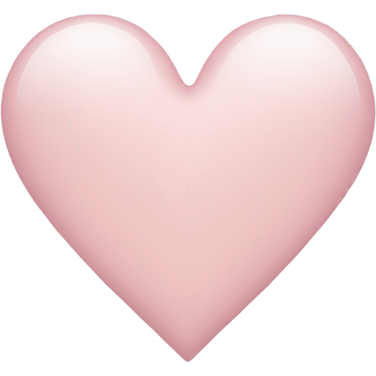 Light pink heart emoji