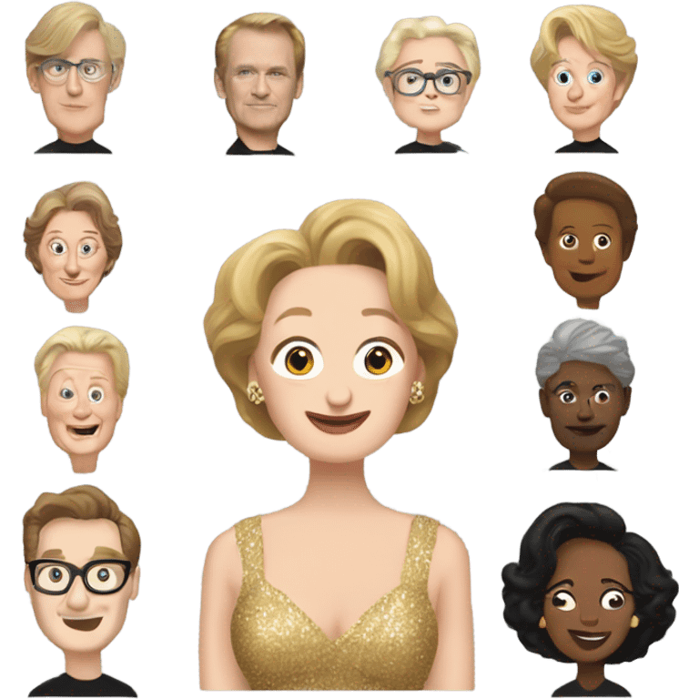 Meryl Streep Dee Dee Allen the Prom emoji