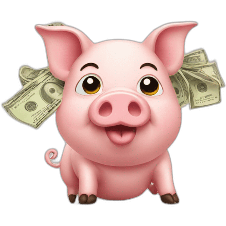 pig with money emoji