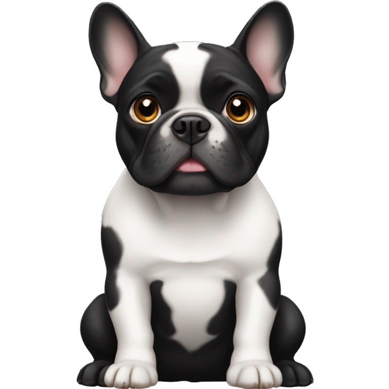 black-French-bulldog emoji