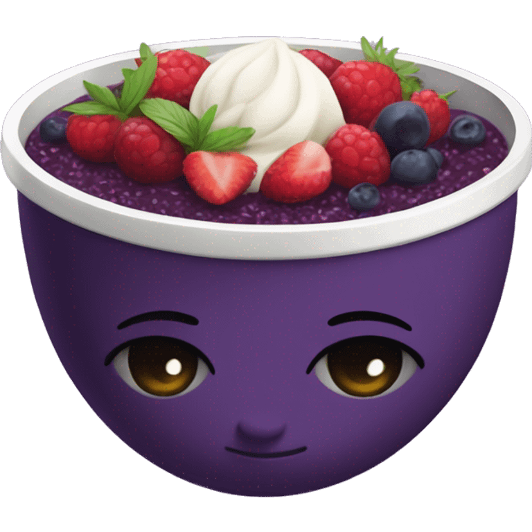 acai bowl from joe and the juice emoji