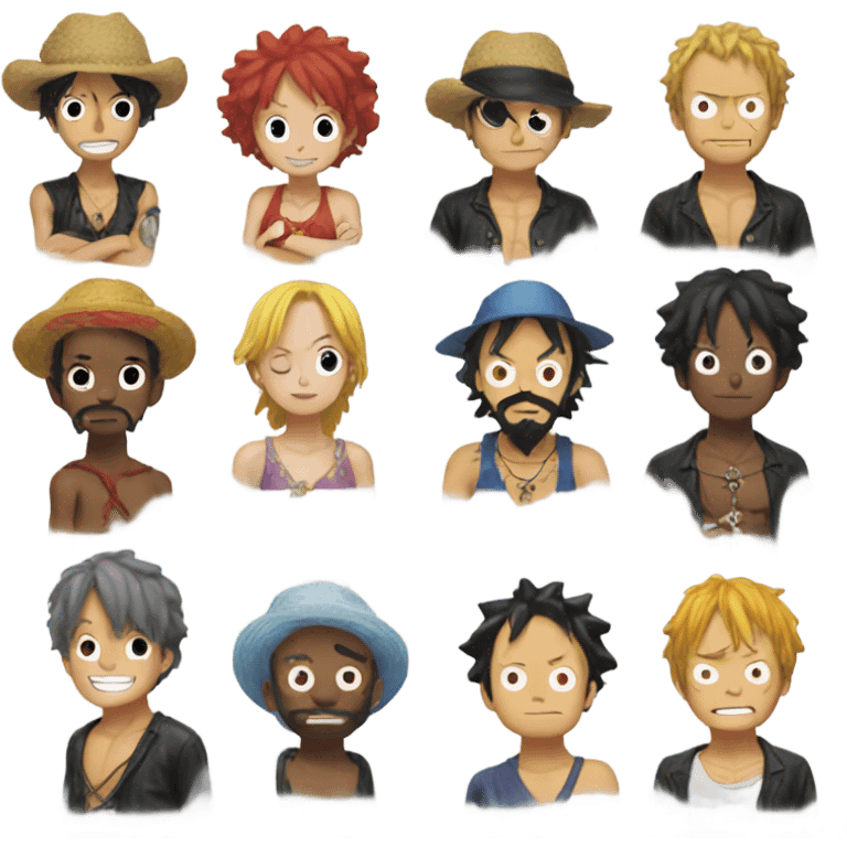 One piece  emoji