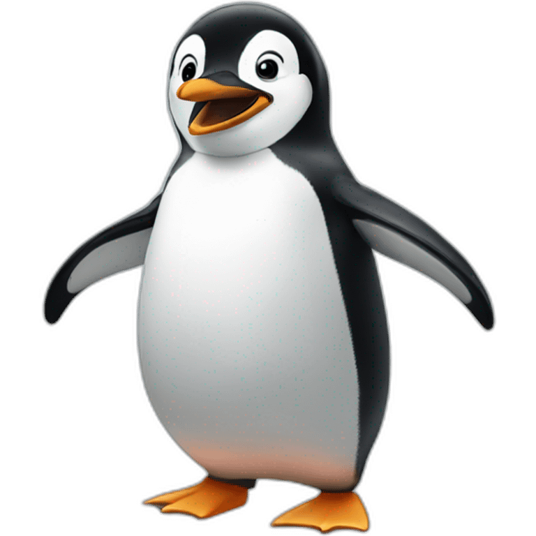 Happy penguin  emoji