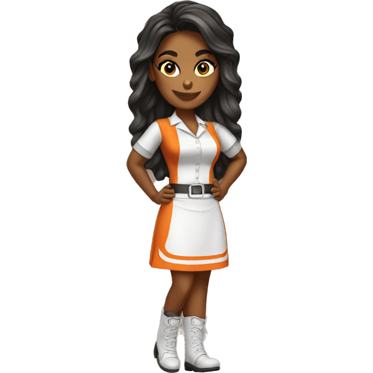 Hooters waitress emoji