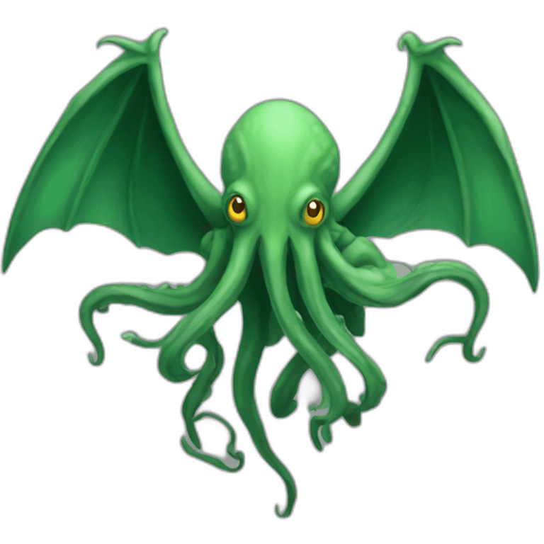 cthulhu full body flying emoji