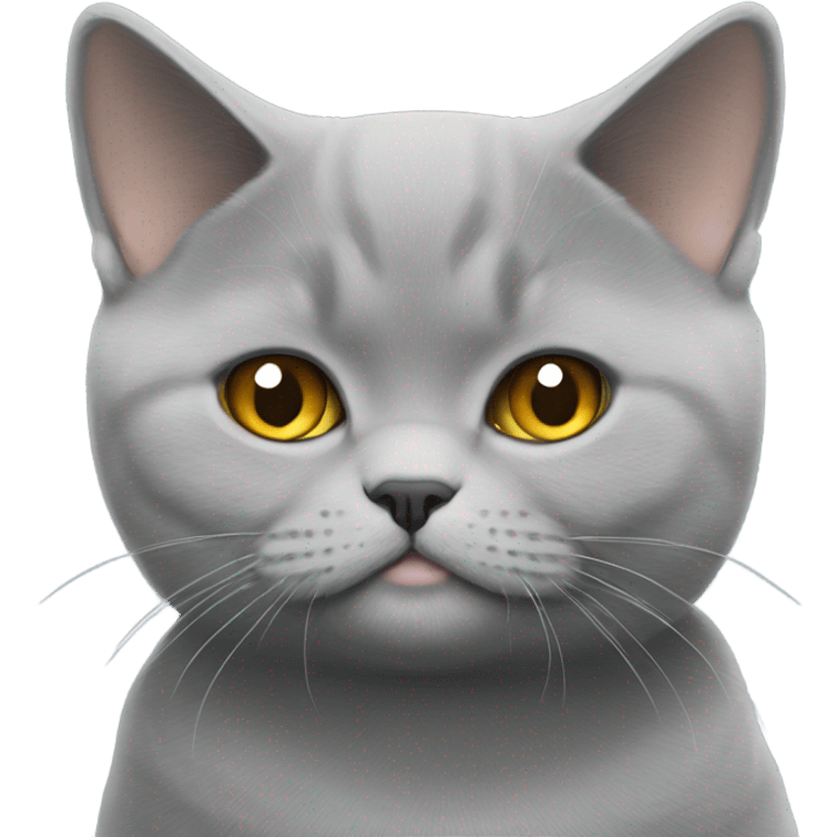 British shorthair on laptop emoji