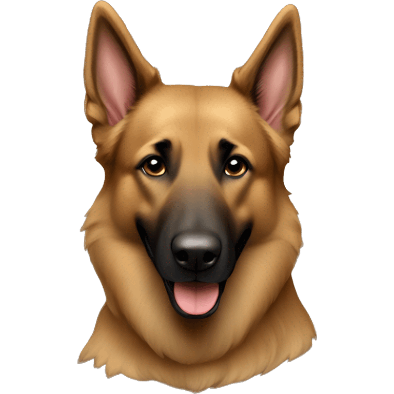 Belgian shepherd light brown  emoji