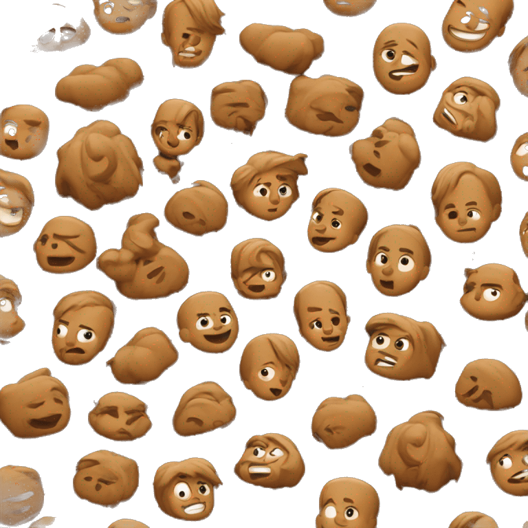 Brown things emoji