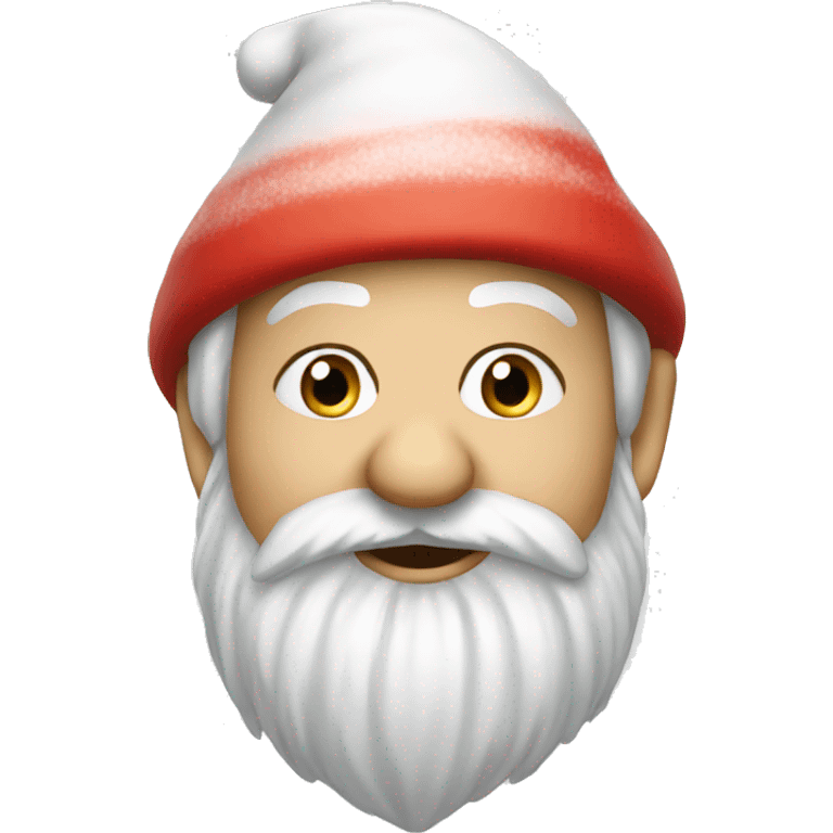 Festive gnome emoji