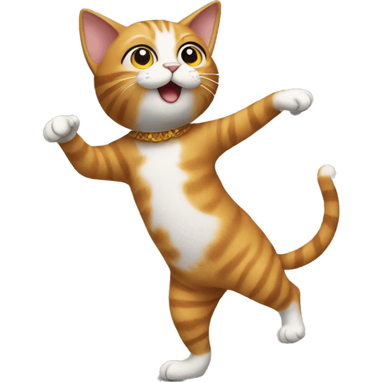 Cat dancing  emoji