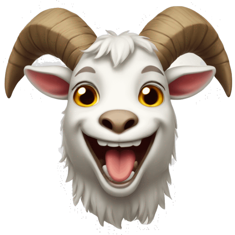 happy goat headed devil emoji