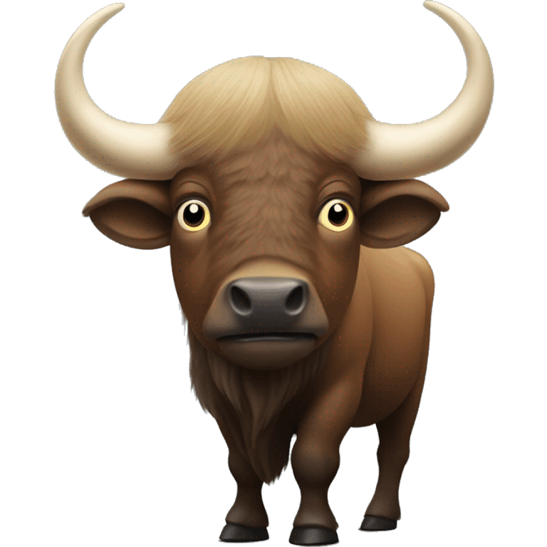 donald tusk on an european bison emoji