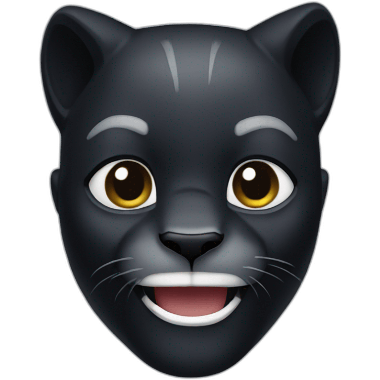 black panther happy emoji