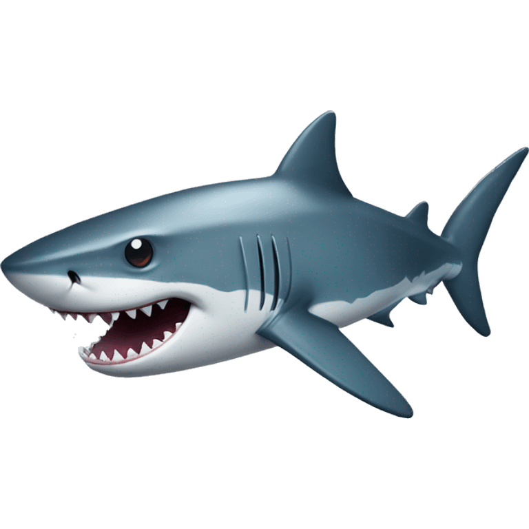 shark with glass emoji