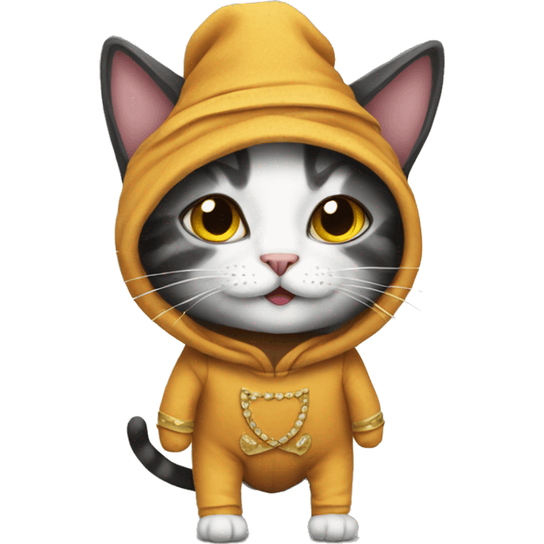 Cat in a costume  emoji