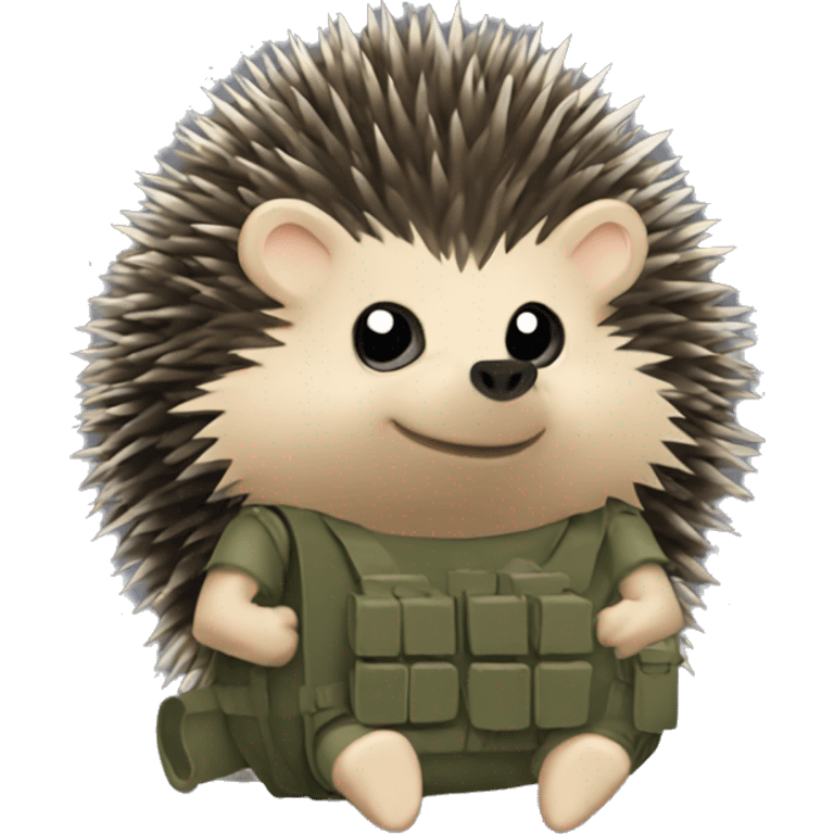 anti-tank hedgehog emoji