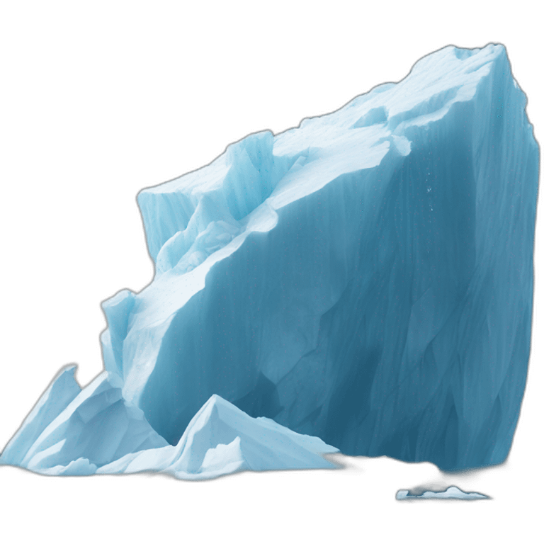 Iceberg got broken by titanic emoji