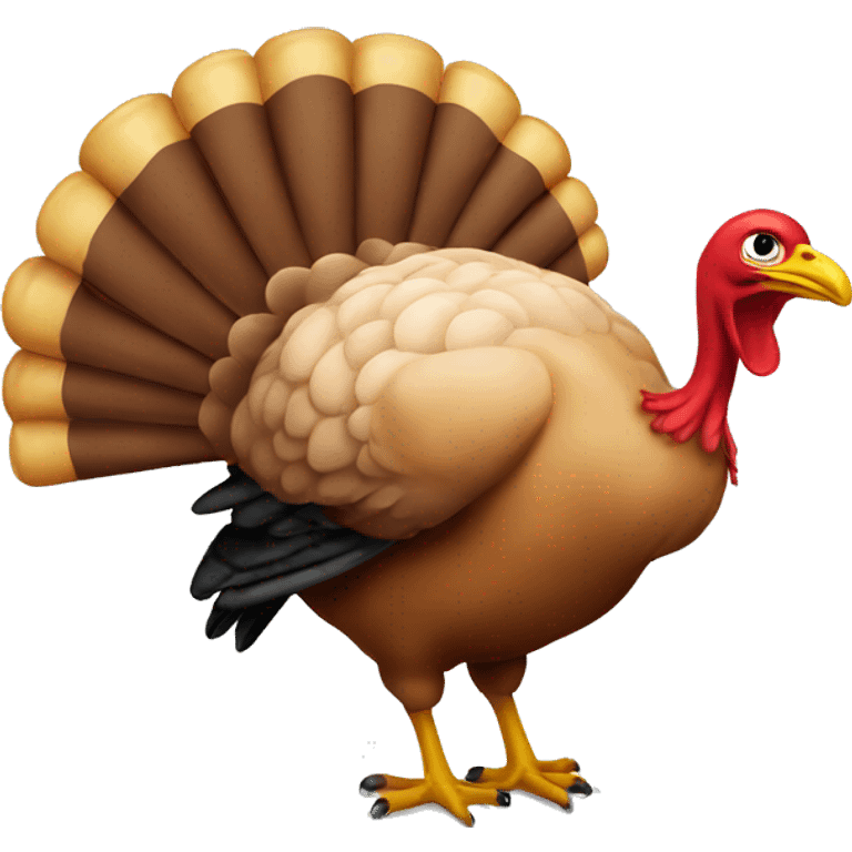 Trump with turkey emoji