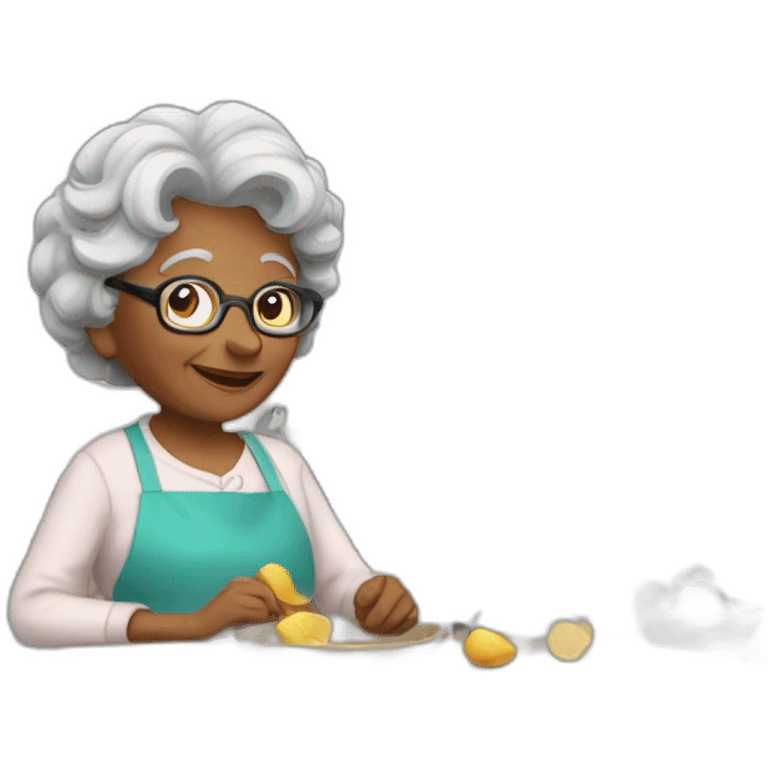 Granny's kitchen emoji