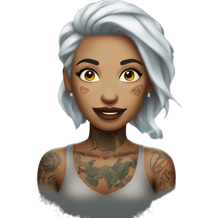 tattooed-woman emoji