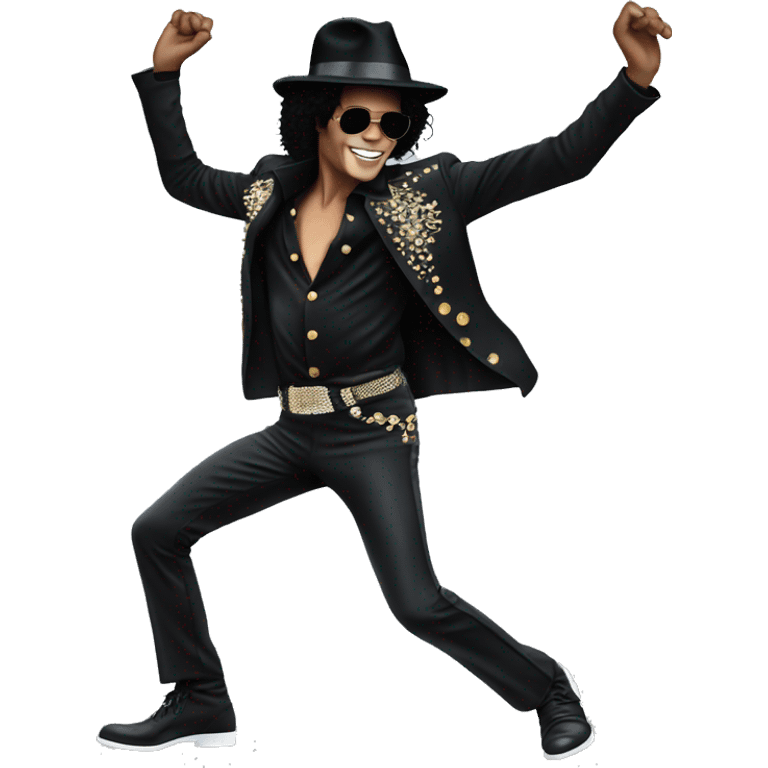 michael jackson  dancing emoji