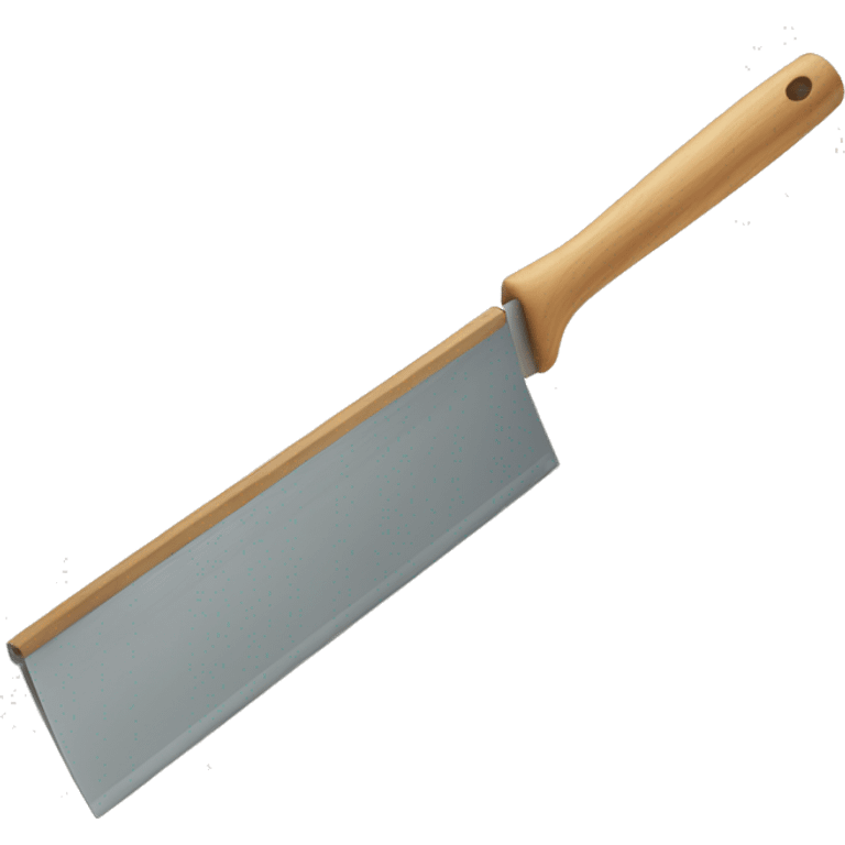 squeegee with long wooden handle emoji