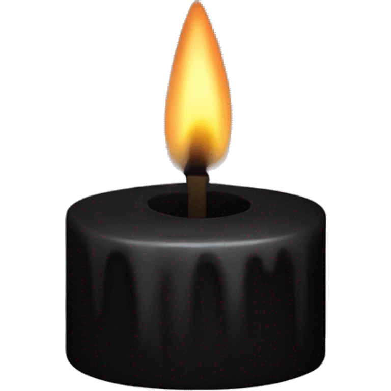 Black candle emoji