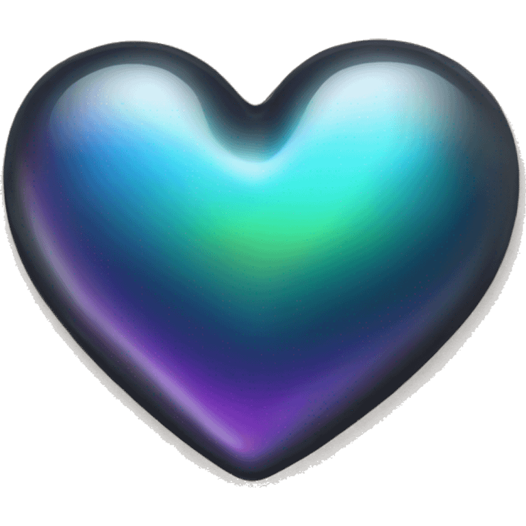 oil-slick emoji heart  emoji