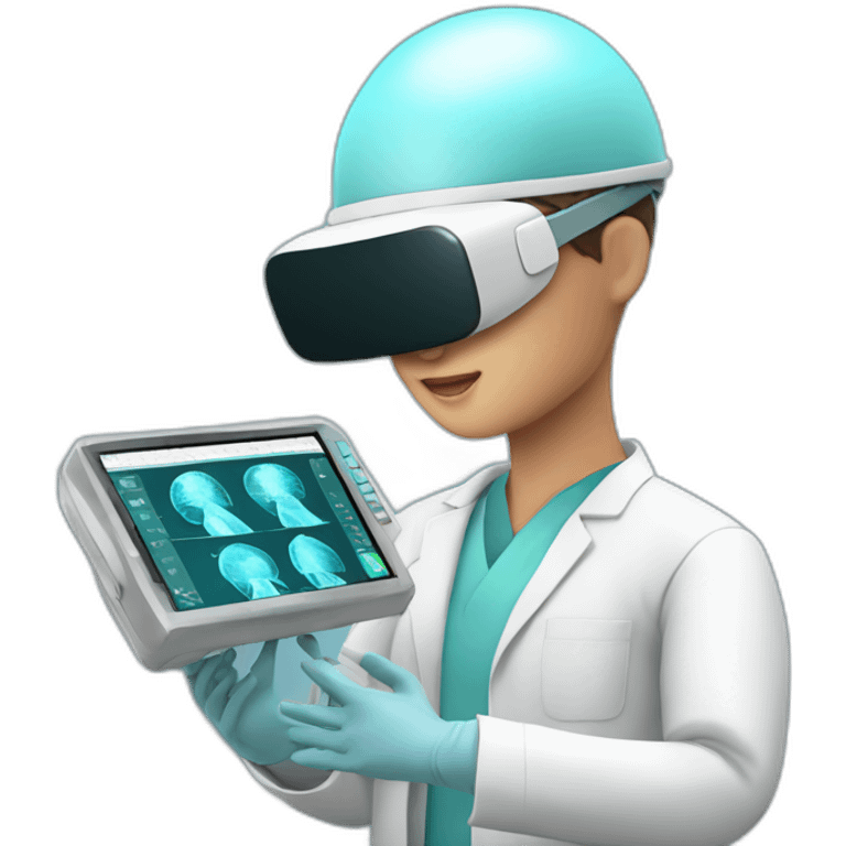 Surgeon-performing-Breast-surgery-with-virtual-reality-display emoji