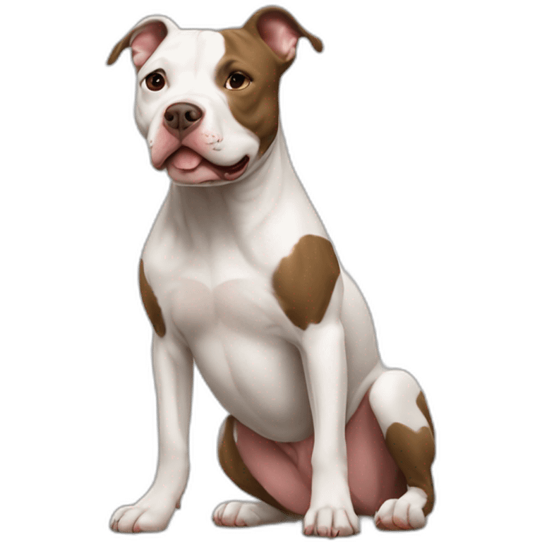 Mistura de Pitbull com dálmata  emoji