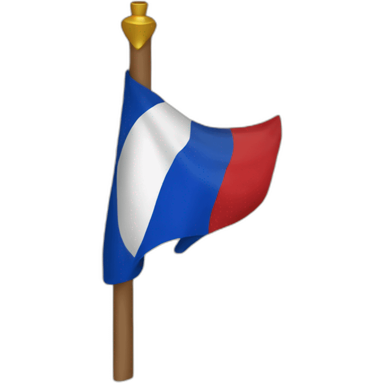 drapeau france libre avec la croix de lorraine emoji