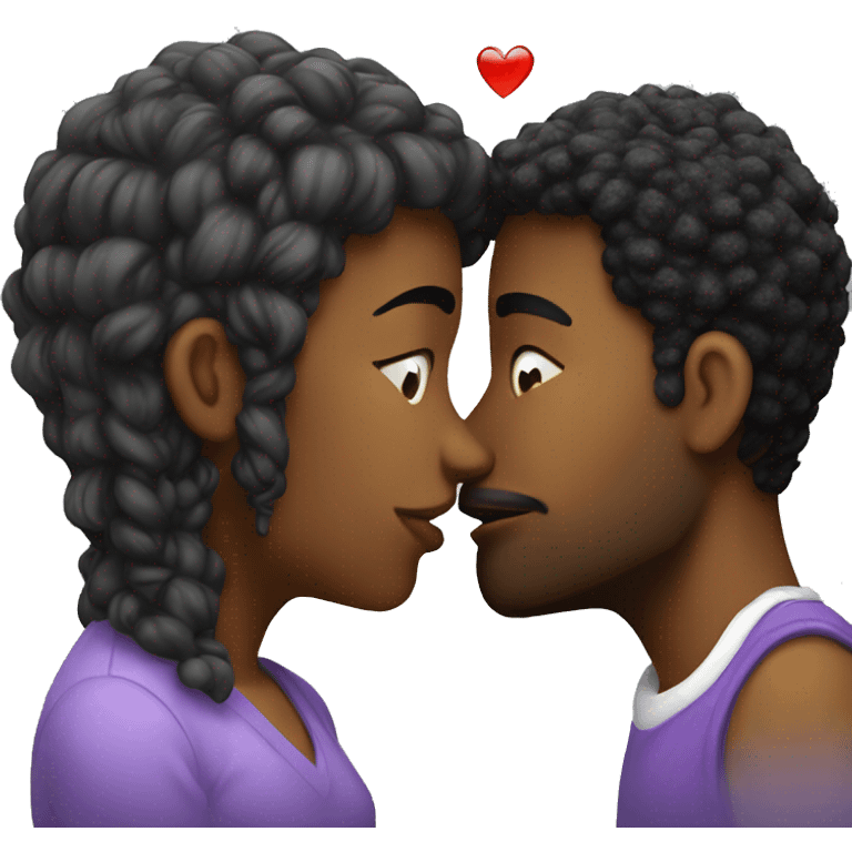 Two love kissing  emoji