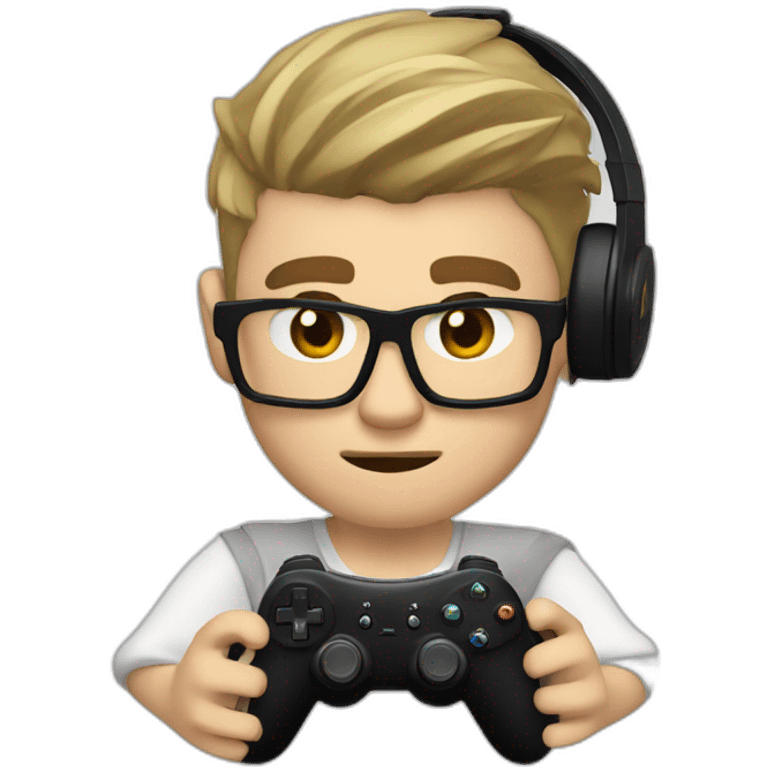 justin bieber with controller in hand playing fc24 and get angry emoji